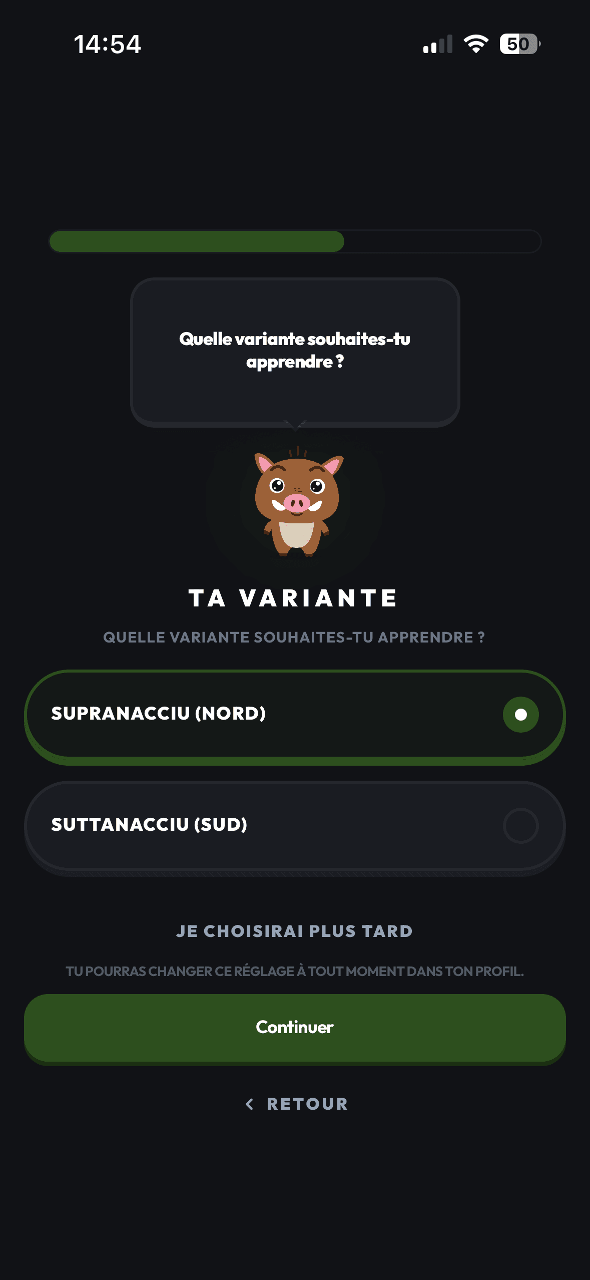 Le choix de la variété linguistique (supranacciu ou suttanacciu) dans Lariciu